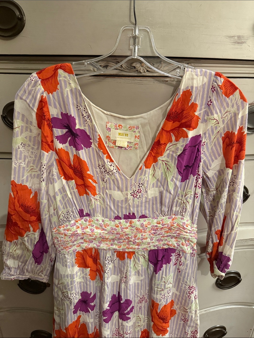 Maeve Belted Floral Midi Kimono Dress 8 - Picture 7 of 11
